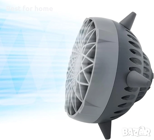 DaMohony Smart Sensor Акумулаторен персонален настолен вентилатор с 5 режима 