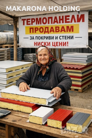 Дистанционна търговия с термопанели за стена и покрив 