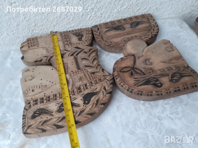 Различни глави: момче момиче 2 броя дървени, дърво дърворезба, пано глава, снимка 8 - Пана - 37587811