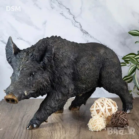 Диво Прасе Статуетка - Фигура Декорация Глиган 57см, снимка 3 - Статуетки - 42071758