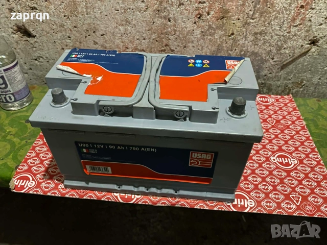 Почти нов акумулатор 90 ам/ч 790 А с гаранция