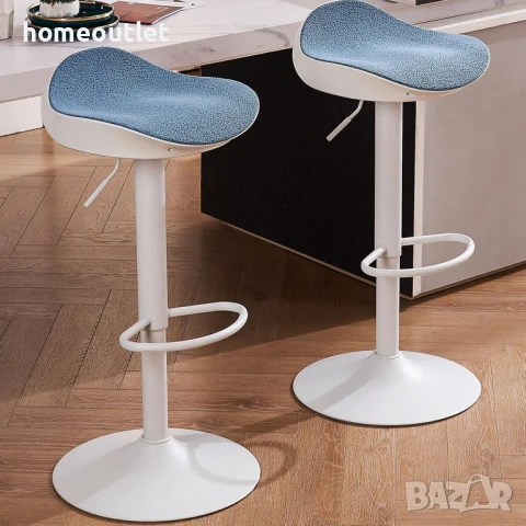 Комплект бар столове – EUYY102-KS-1919WH-BL – 2бр, снимка 3 - Столове - 51106098