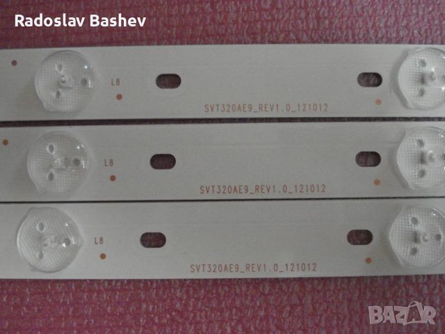 Led Backlight SVT320AE9_REV1. 0_120112  8LED 627 мм, снимка 2 - Части и Платки - 38800318