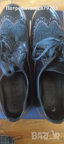 Оферта!Чисто нови обувки FONTI bordeaux!! Цената подлежи на коментар!, снимка 3 - Официални обувки - 35249044