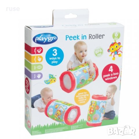 НОВИ! Playgro надуваема играчка Валяк търкало 6+м, снимка 2 - Надуваеми играчки - 38498138