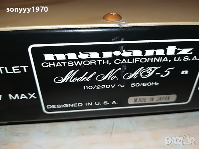 поръчан-marantz aj-5 made in japan-audio taimer-внос swiss 1012221956, снимка 16 - Ресийвъри, усилватели, смесителни пултове - 38968210