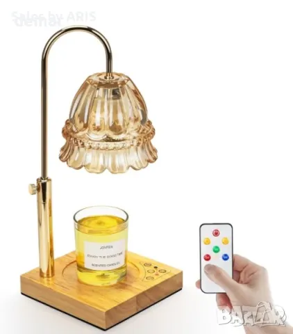 Електрическа лампа за подгряване на свещи с таймер и димър