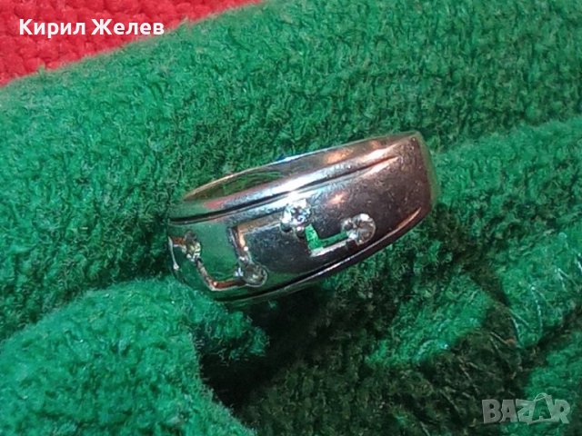 СКЪПОЦЕНЕН АЖУРЕН СРЕБЪРЕН ПРЪСТЕН СРЕБРО 925 с БЯЛА ПОЗЛАТА и БРИЛЯНТНО ФАСЕТИРАНИ ЦИРКОНИ 41902, снимка 16 - Пръстени - 44707445