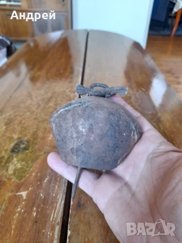 Стар звънец,хлопка,чан #5, снимка 2 - Други ценни предмети - 50715811