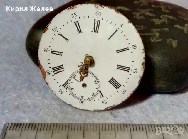 МЕХАНИЗЪМ от РЯДЪК СТАР МАРКОВ КОЛЕКЦИОНЕРСКИ ШВЕЙЦАРСКИ ДЖОБЕН ЧАСОВНИК с РИМСКИ ЦИФЕРБЛАТ 49628, снимка 2 - Антикварни и старинни предмети - 48578792
