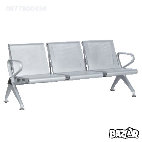 2-3-4-5 местни посетителски пейки за чакалня от метал,налични, снимка 3 - Стоматология - 37249014