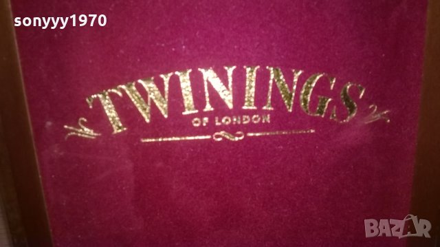 TWININGS OF LONDON-красива дървена кутия-внос англия-19х15х8см, снимка 12 - Колекции - 27086854