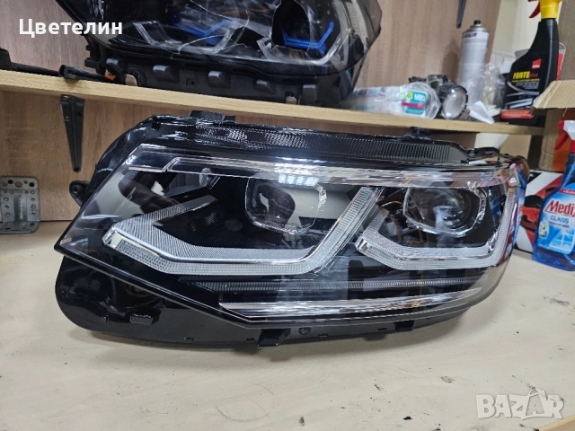Ляв фар VW Tiguan lqv far тигуан, снимка 3 - Части - 51828163