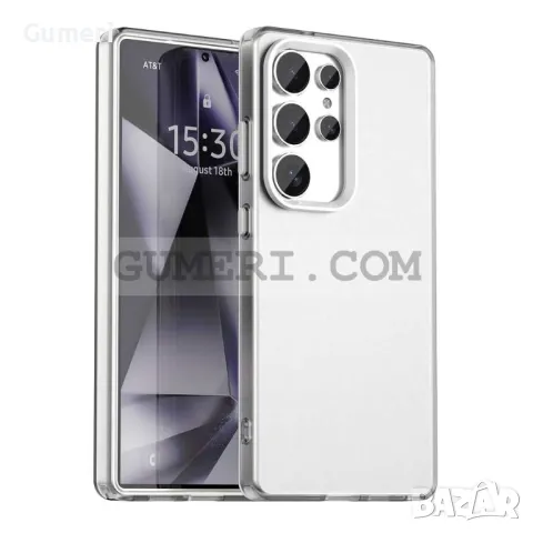 Samsung Galaxy S25 Ultra Противоударен Хибриден Гръб - Мат, снимка 2 - Калъфи, кейсове - 49221282