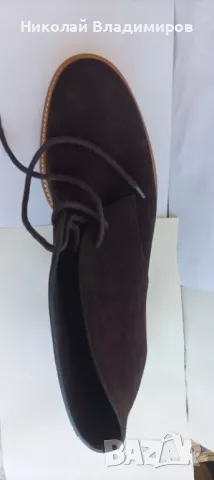 Обувки мъжки Bally оригинални нови естествена кожа велур 44-45 номер, снимка 12 - Ежедневни обувки - 47858496