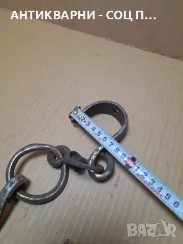 Соц Стар Ръчно Кован Ченгел За Дране На Животни., снимка 11 - Антикварни и старинни предмети - 48577083