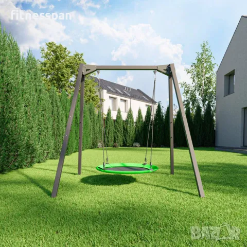 Единична градинска люлка с лагери