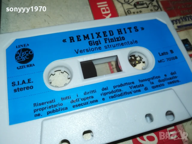 GIGI FINIZIO-ORIGINAL TAPE ВНОС ITALY 1906251201, снимка 3 - Аудио касети - 50722522
