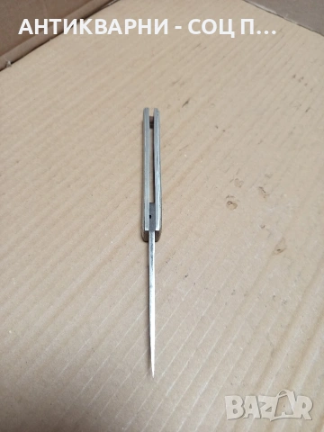 Стара Малка Масивна Ръчно Изработена Ножка Нож. НОМЕР 388., снимка 4 - Антикварни и старинни предмети - 53387473