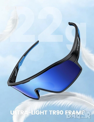 Детски поляризирани спортни слънчеви очила Lamicall за момчета и момичета, UV400 защита, 22 грама, снимка 4 - Други - 53531395