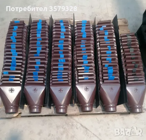 Водосточно казанче за базшевен и объл улук, утки, тръби и аксесоари, снимка 3 - Строителни материали - 47981656