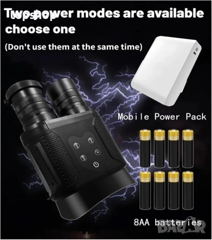 НОВ, ТЕСТВАН уред за нощно виждане NV2000 Инфрачервен с 6x цифрово увеличение 32GB карта, 4" LCD..., снимка 7 - Друга електроника - 51637863