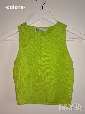 Плетен топ Zara, снимка 3 - Потници - 50593203