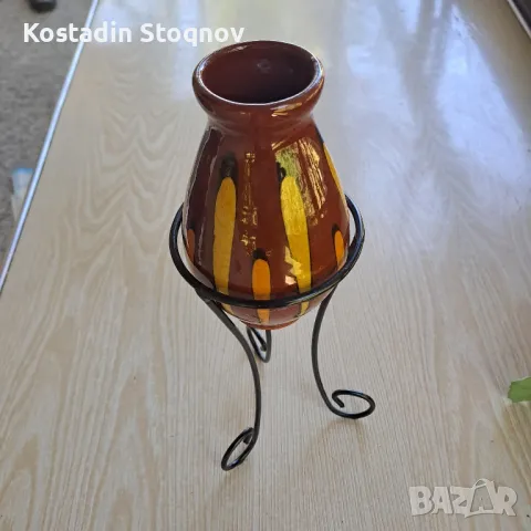 Вази от ковано желязо, мрамор,порцелан,дърво и керамика, снимка 16 - Декорация за дома - 35369956