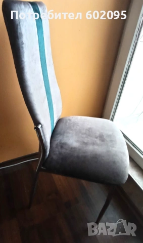 Комплект тапицирани столове 4бр, снимка 5 - Столове - 53486336