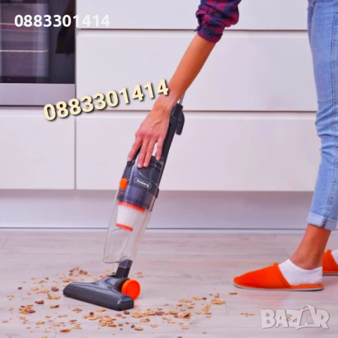 Прахосмукачка вертикална и ръчна 2в1 Rosberg, 600W, 0.8л., Циклон, снимка 7 - Прахосмукачки - 50746894
