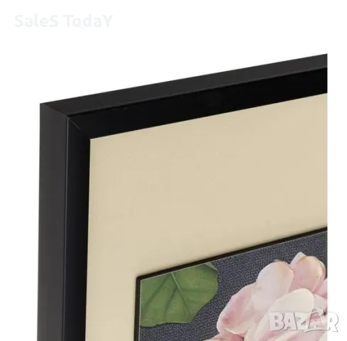 Картина с бои, Жена с цвете, 40x60см + рамка, снимка 4 - Картини - 49217151