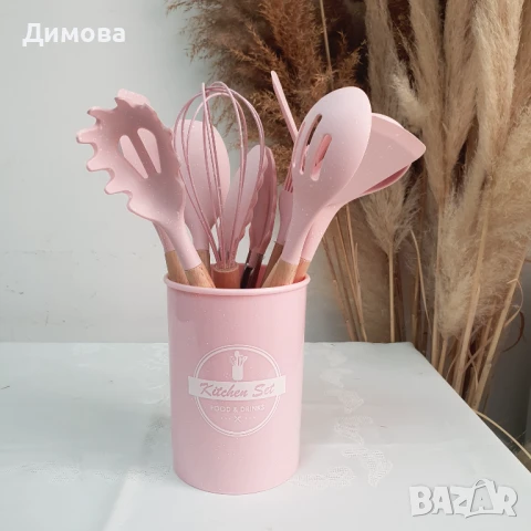 К-т прибори силикон , снимка 4 - Прибори за хранене, готвене и сервиране - 50790673