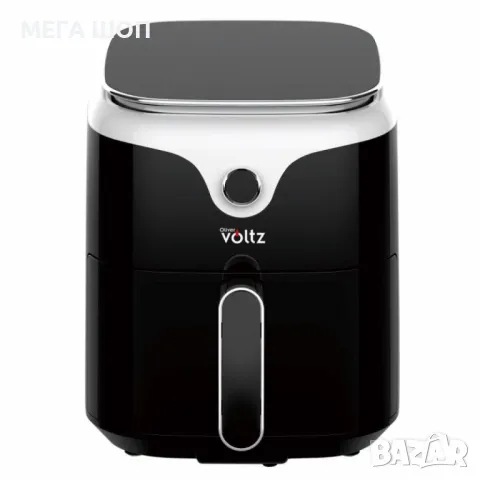 Фритюрник AirFryer Voltz, 1400W, 3.5л., Горещ въздух, Таймер, до 200°С, Дигитален, подвижна скара, снимка 5 - Фритюрници - 49974755