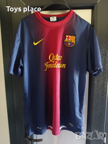ОРИГИНАЛНА Футболна фланелка Barcelona Home 2012 L Футболна фланелка Nike Mens