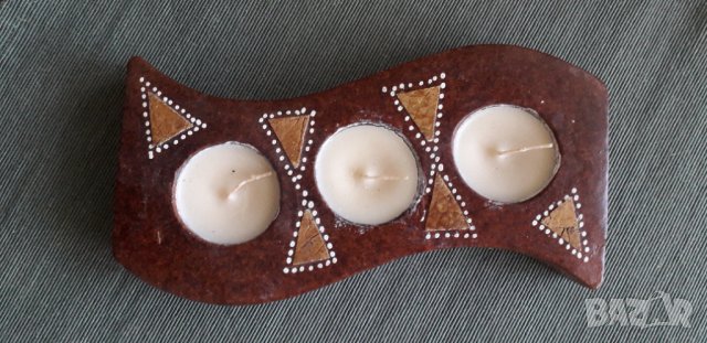 Свещички в поставка, снимка 4 - Декорация за дома - 43350093