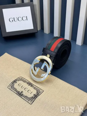 колани от естествена кожа в кутия gucci 4см , снимка 6 - Колани - 50416736