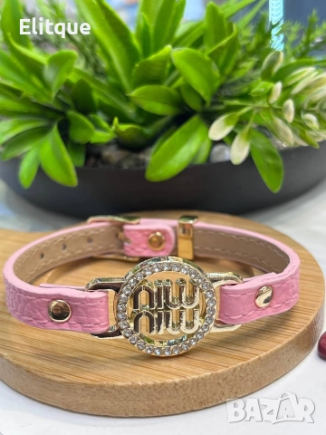 гривни от естествена кожа prada miu miu ysl saint laurent , снимка 17 - Гривни - 52907706