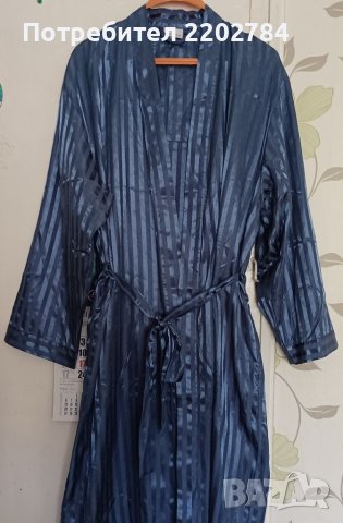 Копринен мъжки халат,халати, снимка 6 - Бельо - 26675025