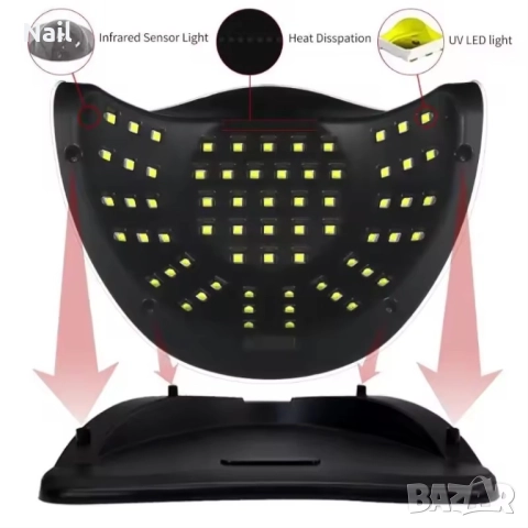 Led lam X11 лампа за маникюр , снимка 4 - Продукти за маникюр - 51844324