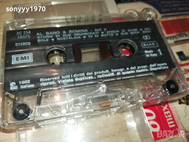 AL BANO & ROMINA-MADE IN ITALY ORIGINAL TAPE 1906251006, снимка 6 - Аудио касети - 50720471