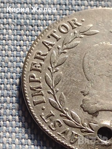 Сребърна монета 20 кройцера 1809г. Франц първи Виена Австрийска империя 13664, снимка 4 - Нумизматика и бонистика - 42930617