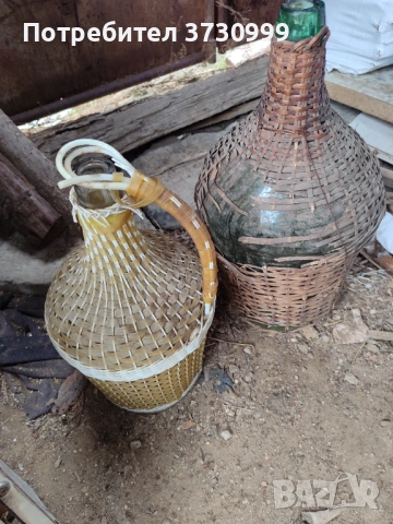 Стъклени Дамаджани, снимка 2 - Буркани, бутилки и капачки - 53486920