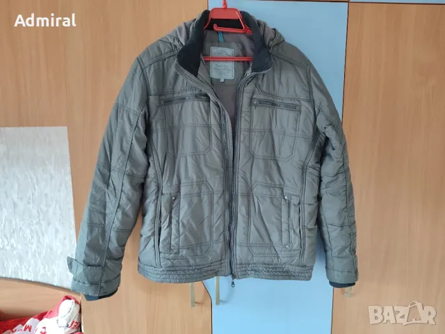 Мъжко стилно зимно яке с качулка , снимка 2 - Якета - 48379952