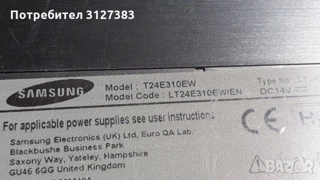 Samsung T24E310EW на части, снимка 2 - Телевизори - 33543773