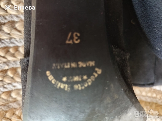 дамски ботуши от черен естествен велур, снимка 3 - Дамски ботуши - 52343955