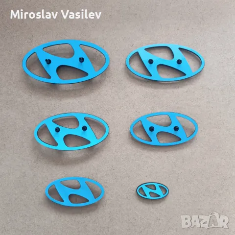 Емблеми черен гланц за Хюндай Hyundai, снимка 2 - Аксесоари и консумативи - 50185771