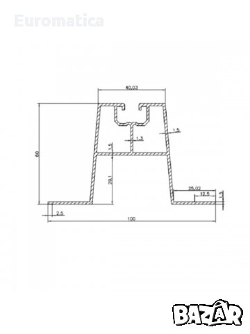 Алуминиев профил за соларни панели – L2, снимка 2 - Други машини и части - 35235225