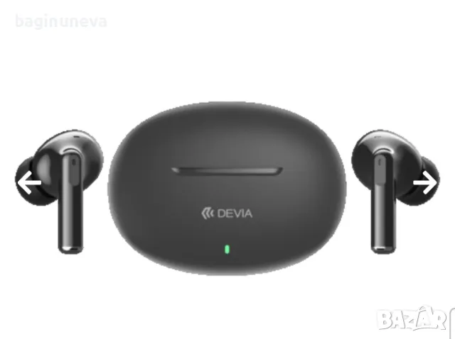 Нови черни слушалки Devia, снимка 2 - Слушалки и портативни колонки - 50230328