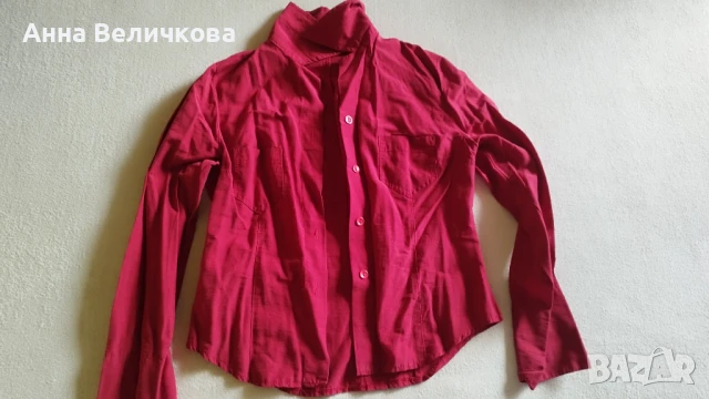 Продавам дамски ризи къс и дълъг ръкав по 7 лв, снимка 10 - Тениски - 51407441