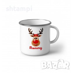 Персонализирано Емайлирано Коледно Канче За Геймъри Player 1 Player 2, снимка 2 - Чаши - 37105911